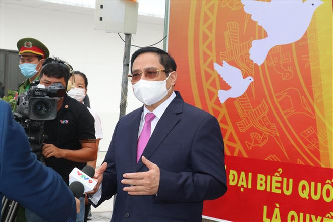 Thủ tướng Chính phủ Phạm Minh Chính bỏ phiếu bầu cử tại Cần Thơ ảnh 1