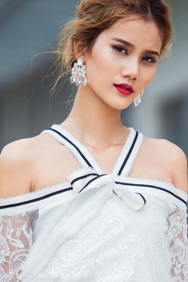 Quán quân Hương Ly đầy cá tính trong các thiết kế boho đen-trắng ảnh 4