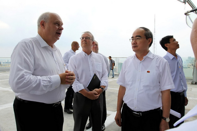 Bí thư Thành ủy TP.HCM tham quan tiến độ xây dựng Ngôi nhà Đức ảnh 1