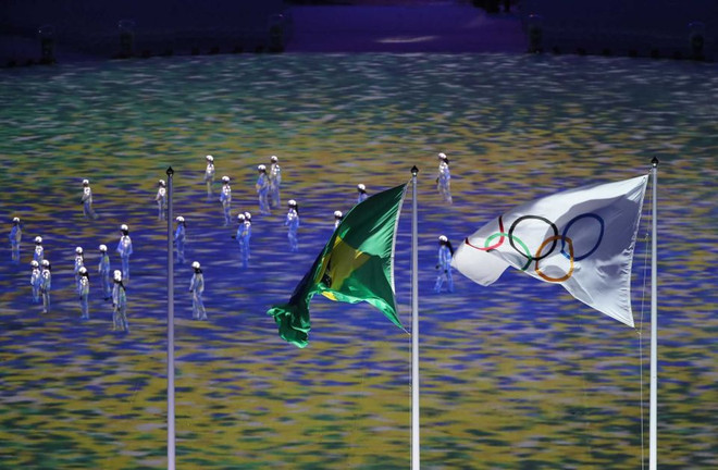 [Photo] Sắc màu rực rỡ trong lễ bế mạc Olympic Rio 2016 ảnh 11