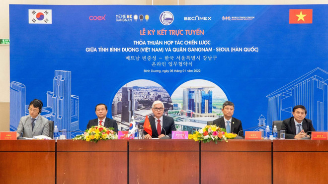 Tỉnh Bình Dương và quận Gangnam của Hàn Quốc ký kết hợp tác chiến lược ảnh 2