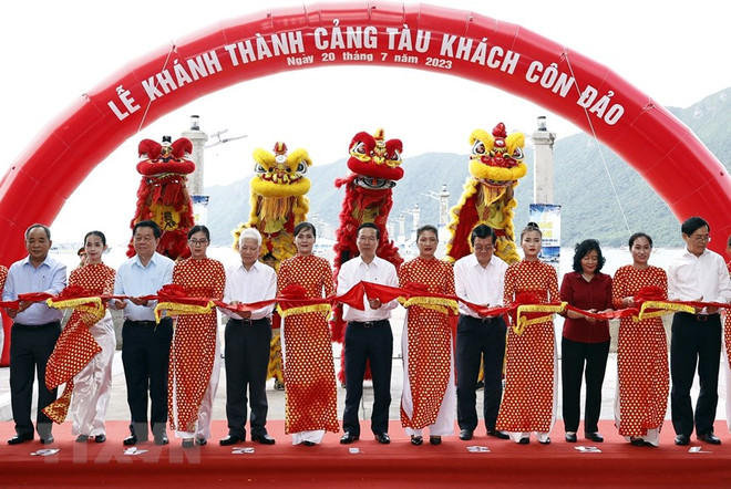 Chủ tịch nước dự lễ khởi công và khánh thành hai công trình ở Côn Đảo ảnh 2