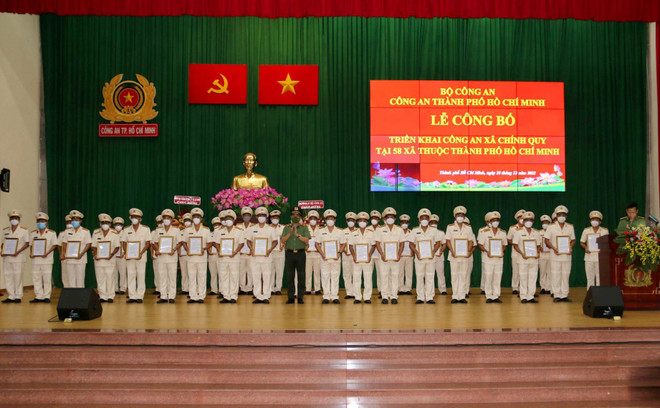 TP.HCM: Ra mắt lực lượng công an xã chính quy tại 58 xã thuộc 5 huyện ảnh 1
