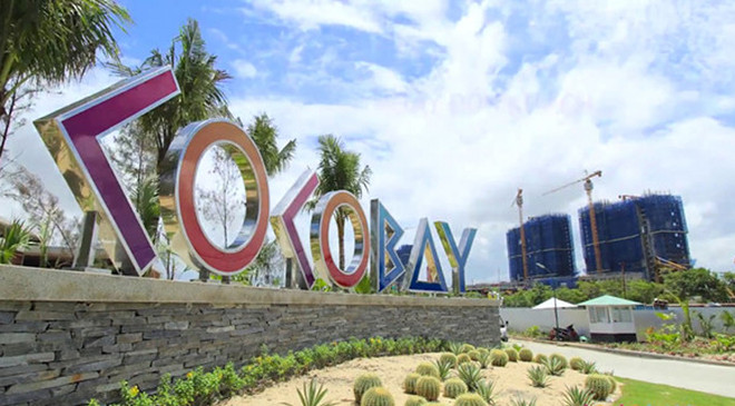 Lối vào dự án Cocobay Đà Nẵng. (Ảnh: Empire Group) Chia sẻ lợi nhuận - hướng đi ít rủi ro cho phân khúc condotel ảnh 1