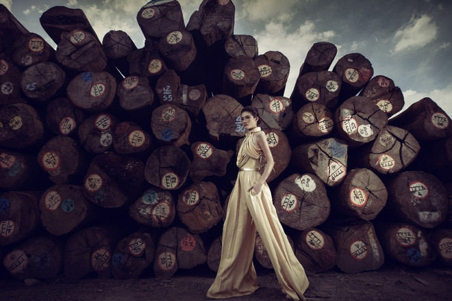 Kha Mỹ Vân khoe dáng thon trong thiết kế của Á quân Project Runway ảnh 2