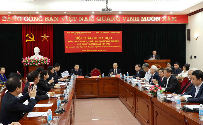 Ôn lại cuộc đời hoạt động, cống hiến to lớn của đồng chí Ngô Gia Tự ảnh 1