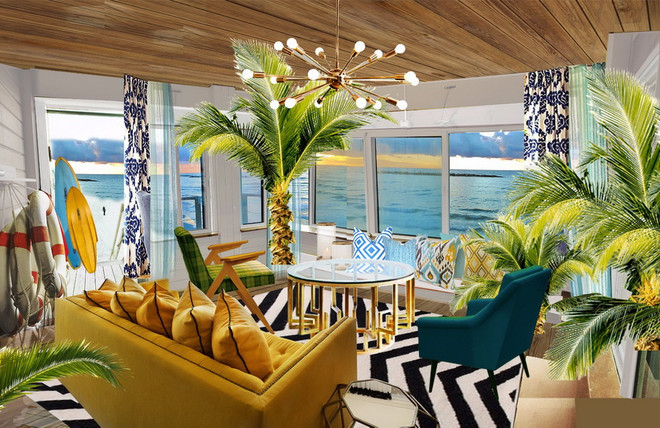 Cải tạo chòi gác cứu hộ biển thành phòng khách sạn 5 sao ảnh 1