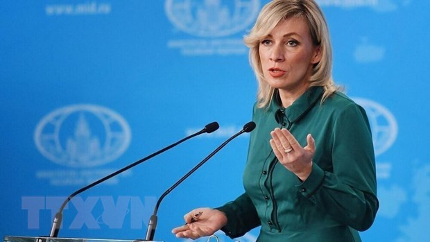 Người phát ngôn Bộ Ngoại giao Nga Maria Zakharova. (Ảnh: Tehran Times/TTXVN) Nga giữ vững lập trường về điều kiện của Sáng kiến Ngũ cốc Biển Đen ảnh 1