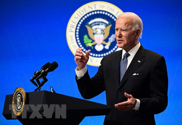 Tổng thống Mỹ Joe Biden. (Ảnh: AFP/TTXVN) Tổng thống Mỹ dự kiến gặp lãnh đạo các nước bên lề hội nghị G7 ảnh 1
