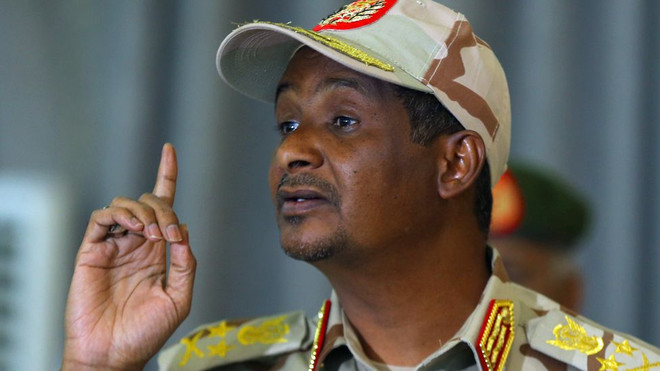 Tướng Mohamed Hamdan Dagalo.(Nguồn: BBC) Sudan: Tướng Dagalo bị sa thải khỏi vị trí PCT hội đồng quân sự ảnh 1