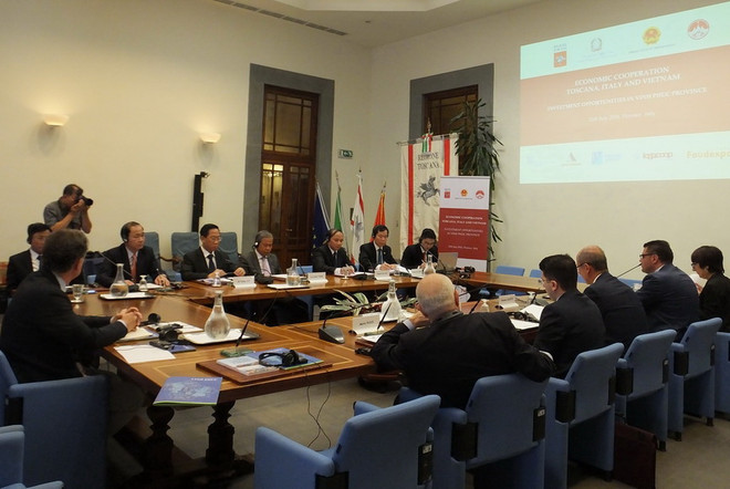 Tỉnh Vĩnh Phúc tăng cường xúc tiến thương mại đầu tư tại Italy ảnh 1