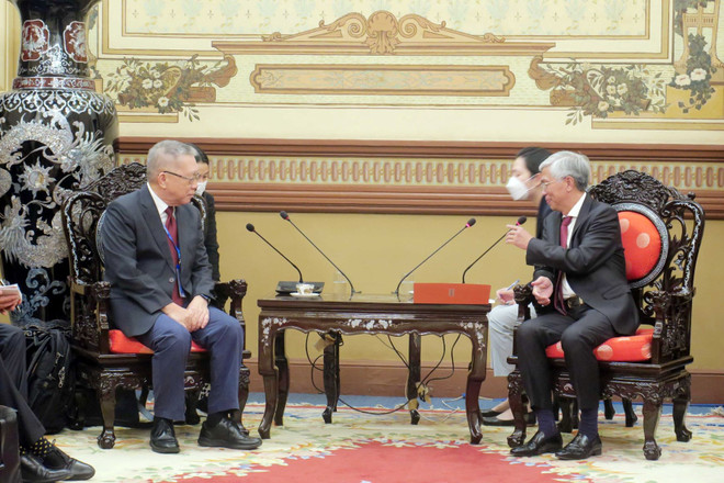 Lãnh đạo TP Hồ Chí Minh tiếp Giám đốc Viện Năng lực cạnh tranh châu Á ảnh 1