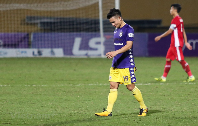 Hà Nội FC về nhì ở V-League 2020. (Ảnh minh họa: Hiển Nguyễn/Vietnam+) Thể thao Việt Nam thời COVID-19: Nhiều giai đoạn tạm 'đóng băng' ảnh 1