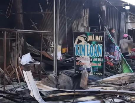 An Giang: Hỗ trợ các tiểu thương bị thiệt hại trong vụ cháy ở Cái Dầu ảnh 1