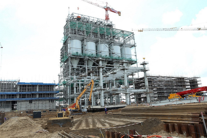 5 người thương vong trong vụ sập giàn giáo tại nhiệt điện Sông Hậu 1 ảnh 1