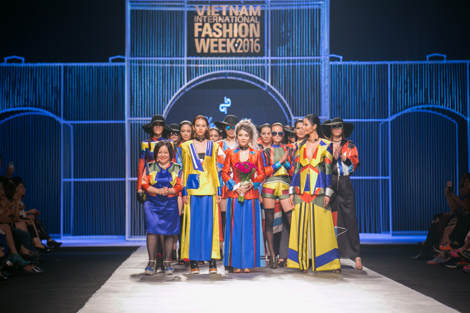 Những mảng màu vest ấn tượng trong bộ sưu tập của Claret Giang Lê ảnh 1