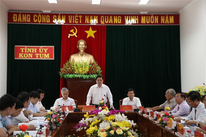 Ông Phạm Minh Chính làm việc với Ban Thường vụ Tỉnh ủy Kon Tum ảnh 1
