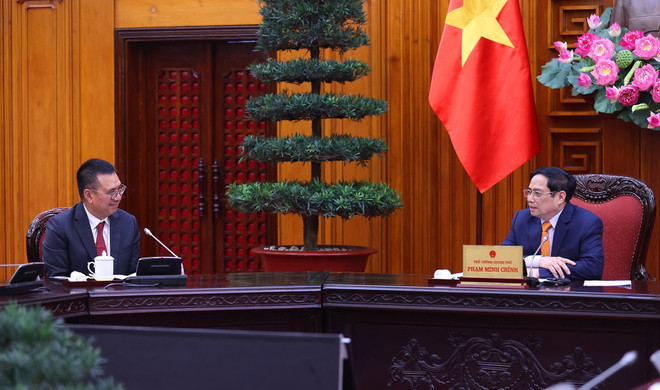 Thủ tướng Phạm Minh Chính tiếp lãnh đạo tập đoàn SCG và Amata ảnh 1