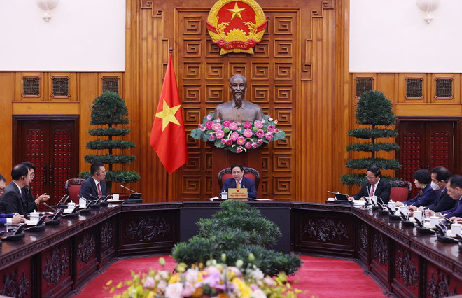 Thủ tướng Phạm Minh Chính tiếp lãnh đạo tập đoàn SCG và Amata ảnh 2