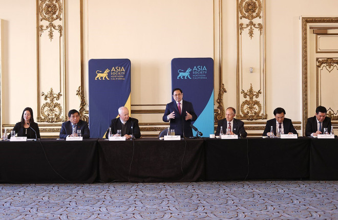 Thủ tướng Phạm Minh Chính dự tọa đàm đổi mới sáng tạo và khởi nghiệp ảnh 1