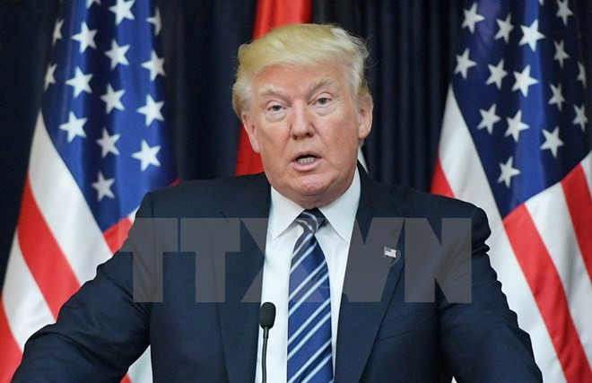 Tổng thống Mỹ Donald Trump. (Nguồn: AFP/TTXVN) Nhà Trắng bác thông tin Tổng thống Trump hoãn chuyến thăm Anh ảnh 1