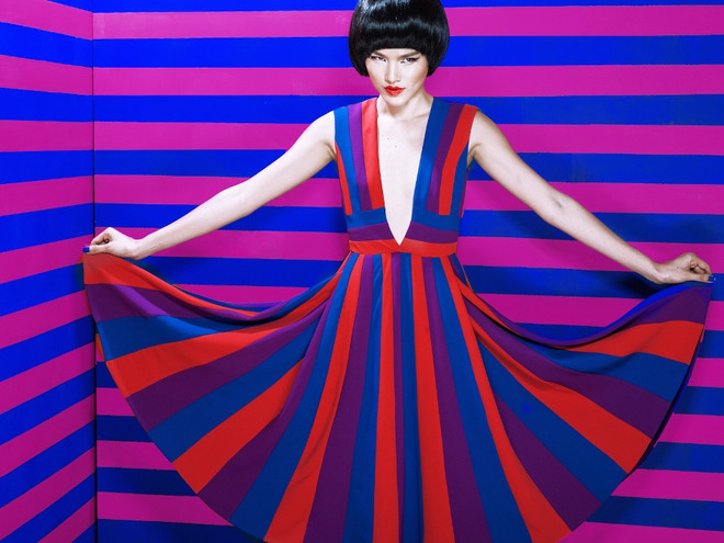 Cá tính Hè nhiệt đới với họa tiết kẻ sọc của người mẫu Tuyết Lan ảnh 4