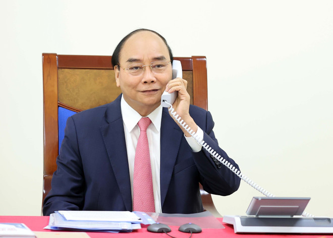 Thủ tướng Nguyễn Xuân Phúc điện đàm với Thủ tướng Hà Lan Mark Rutte ảnh 1