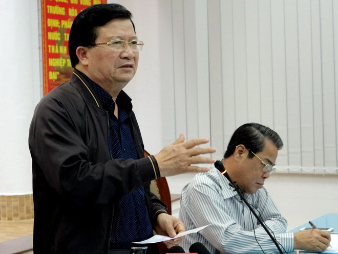 Phó Thủ tướng Trịnh Đình Dũng thị sát công tác phòng chống bão ảnh 1