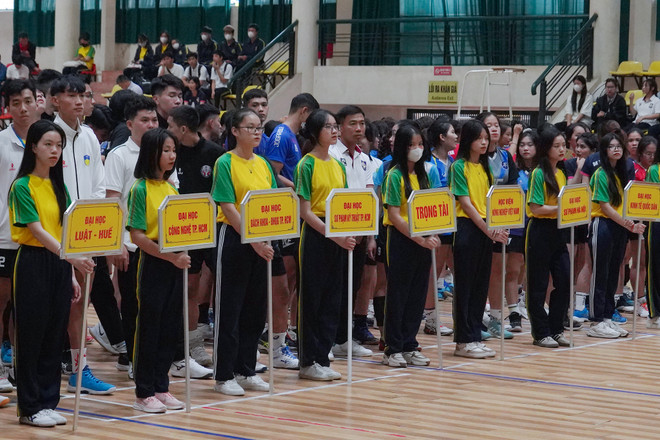 Khai mạc Vòng chung kết Giải Bóng chuyền Sinh viên Toàn quốc năm 2023 ảnh 1