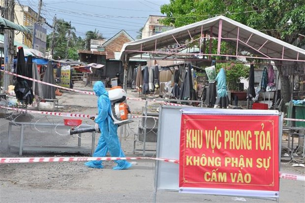 Ảnh minh họa. (Nguồn: TTXVN) Hưng Yên: Huyện Kim Động và Ân Thi phong tỏa nơi ở của 2 ca dương tính ảnh 1