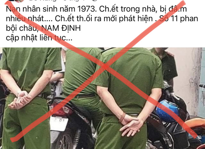 Công an Nam Định xử phạt 3 người đăng tin sai sự thật trên Facebook ảnh 1