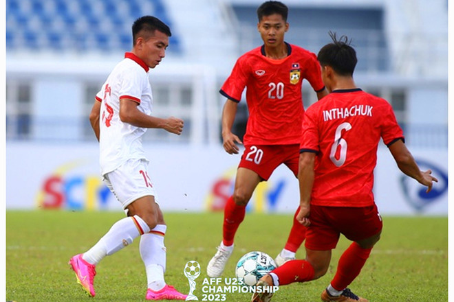 Bùng nổ ở hiệp hai, U23 Việt Nam thắng đậm 4-1 trước U23 Lào ảnh 1