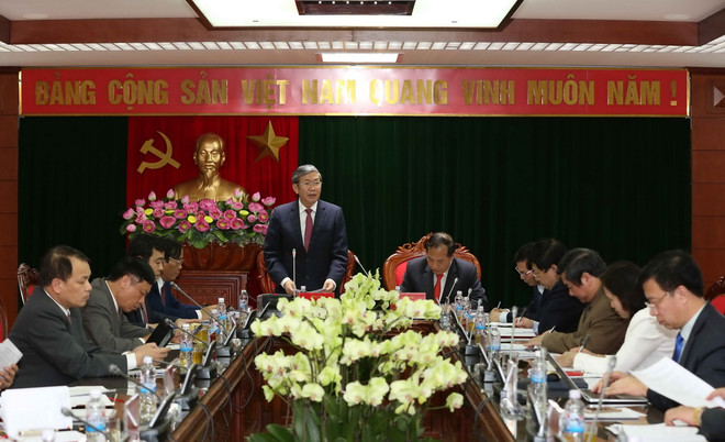 Ông Đinh Thế Huynh làm việc với Ban Thường vụ Tỉnh ủy Hải Dương ảnh 1