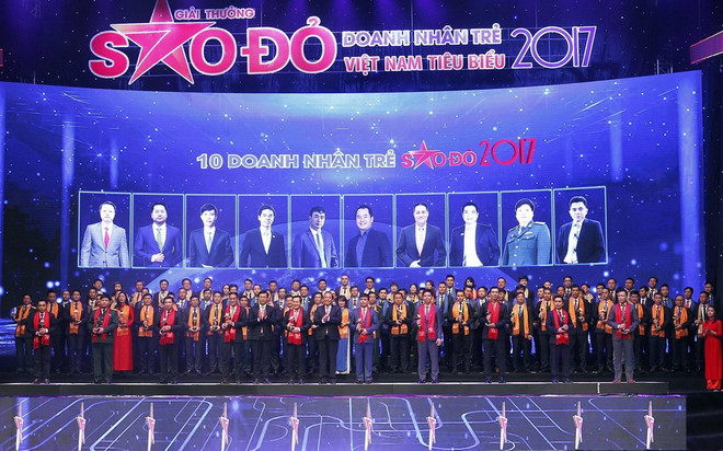 Trao Giải thưởng Sao đỏ-Doanh nhân trẻ Việt Nam tiêu biểu 2017 ảnh 2