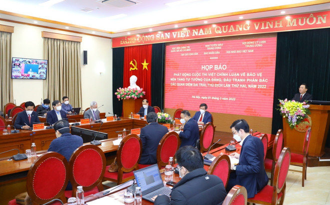 Phát động Cuộc thi viết về bảo vệ nền tảng tư tưởng của Đảng ảnh 1