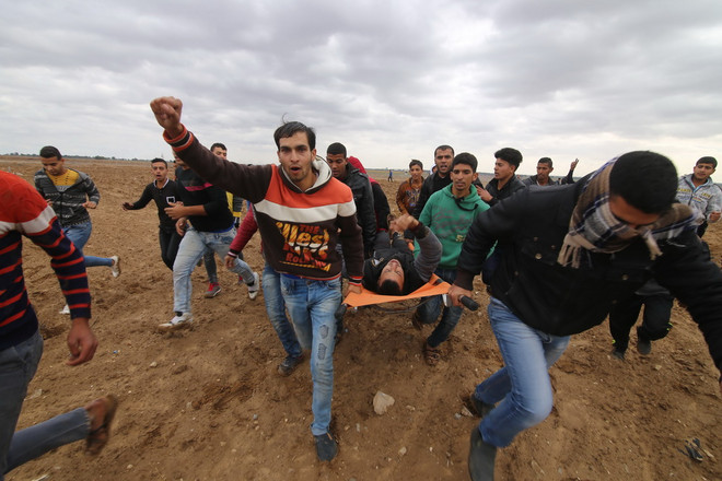 Số người Palestine bị thương gia tăng do đụng độ với binh sỹ Israel ảnh 1