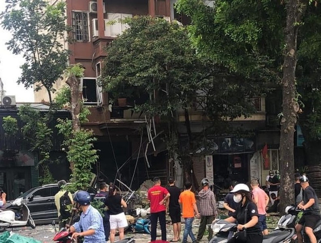 Vụ nổ bình gas ở Yên Phụ: Các nạn nhân được điều trị tại Bv Xanh Pôn ảnh 1