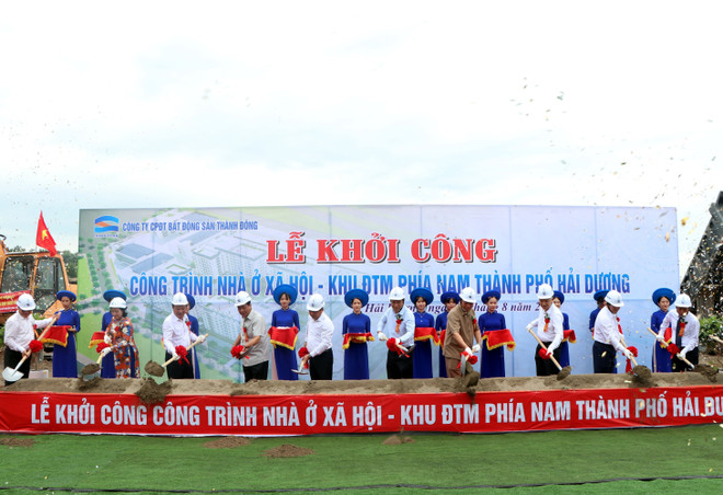 Hải Dương khởi công xây dựng công trình nhà ở xã hội hơn 420 tỷ đồng ảnh 1