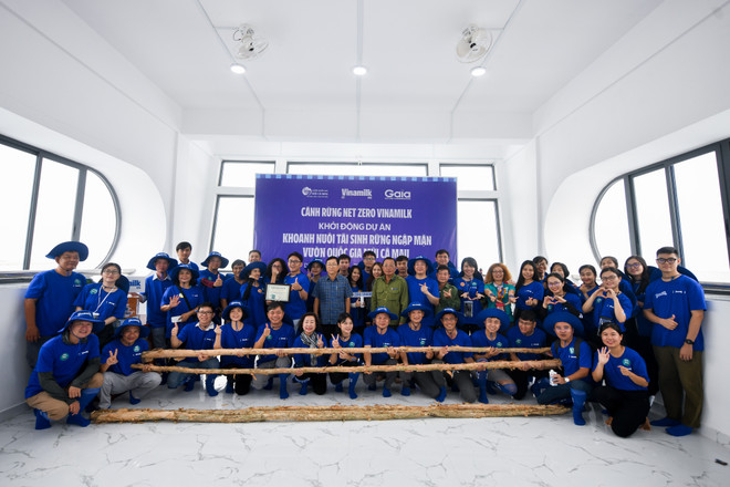 Vinamilk triển khai dự án tái sinh 25 hecta rừng ngập mặn tại Cà Mau ảnh 6