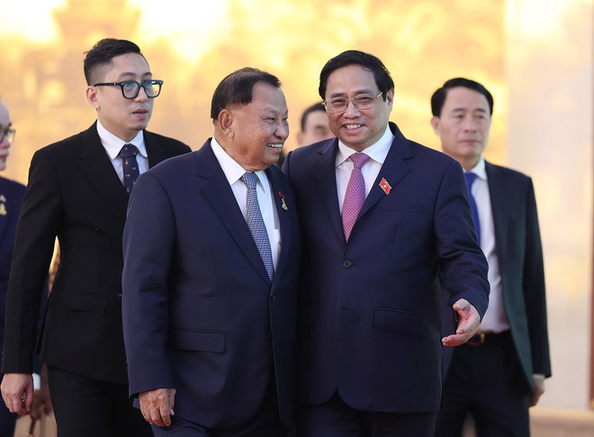 Thủ tướng Phạm Minh Chính hội kiến Chủ tịch Thượng viện Campuchia ảnh 2