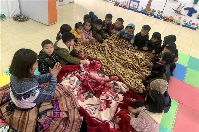 Nhiệt độ xuống thấp, hơn 400 trường ở Sơn La cho học sinh nghỉ học ảnh 1