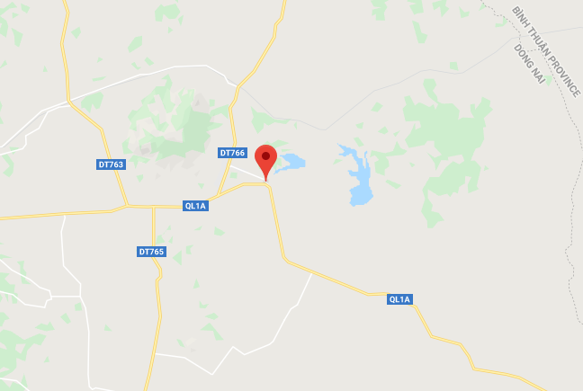 Nơi xảy ra vụ việc. (Nguồn: Google Maps) Tai nạn liên hoàn giữa ba phương tiện, hai bố con tử vong tại chỗ ảnh 1