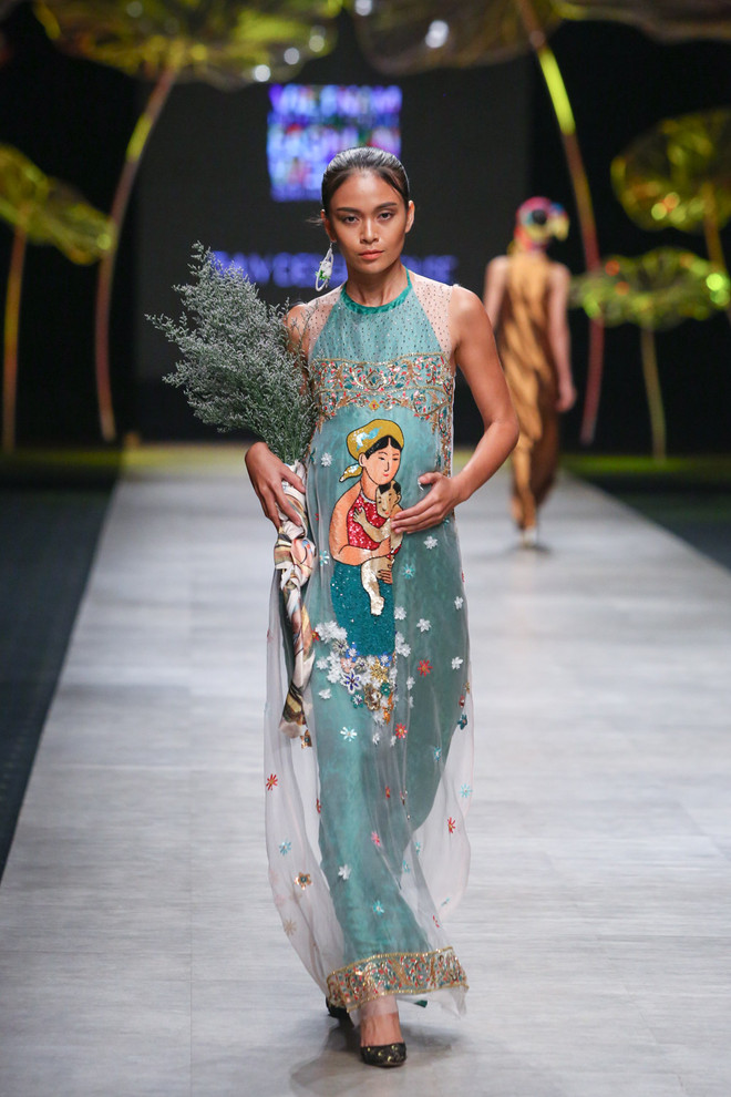 Nhà thiết kế Thủy Nguyễn gây bão với bộ sưu tập cho bà bầu độc đáo ảnh 28