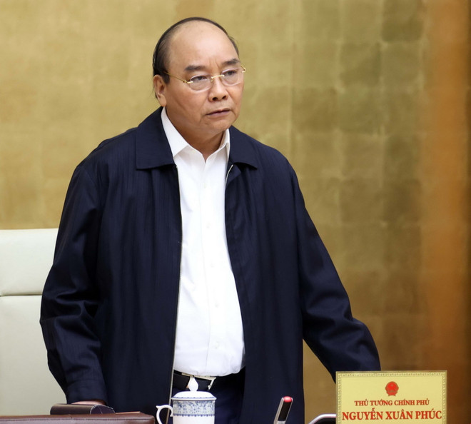 Thủ tướng Nguyễn Xuân Phúc phát biểu. (Ảnh: Thống Nhất/TTXVN) Thủ tướng Nguyễn Xuân Phúc: Không để dân 'màn trời, chiếu đất' ảnh 2