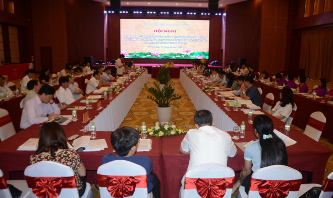 Toàn cảnh hội nghị. (Ảnh: Nguyễn Chinh/TTXVN) Nắm bắt dư luận, không để phát sinh 'điểm nóng' về tư tưởng chính trị ảnh 1
