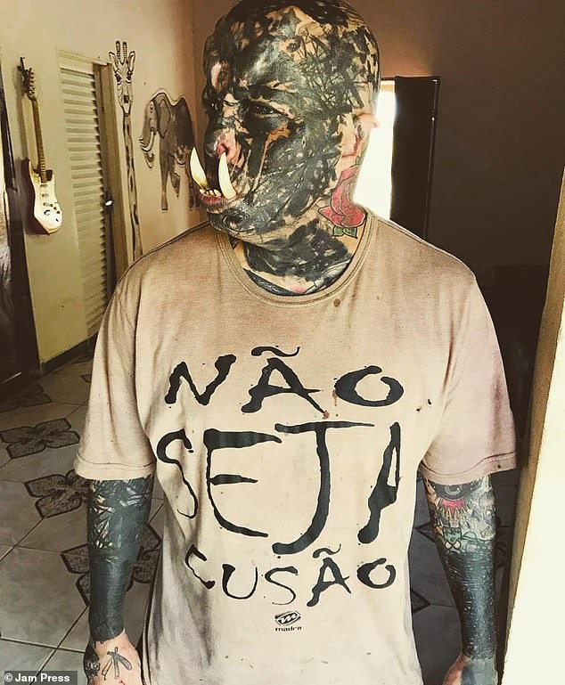 Người đàn ông Brazil phẫu thuật để có ngoại hình như một con Orc ảnh 3