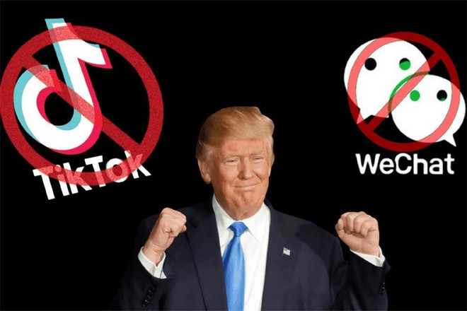 Hai nạn nhân trước đó của Tổng Thống Donal Trump là TikTok và Wechat (Nguồn:GettyImages) Các doanh nghiệp Trung Quốc hứng "đòn" mới từ Tổng thống Trump ảnh 1