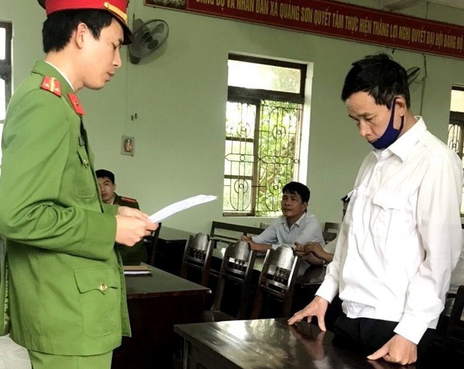 Quảng Bình: Phá thành công chuyên án làm giả con dấu, tài liệu ảnh 1