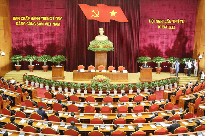 Bế mạc Hội nghị lần thứ tư Ban Chấp hành Trung ương Đảng khóa XII ảnh 1