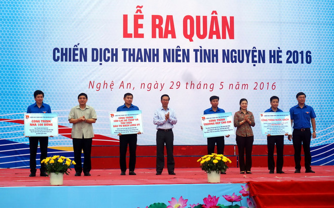 Đồng loạt ra quân Chiến dịch Thanh niên tình nguyện Hè 2016 ảnh 1